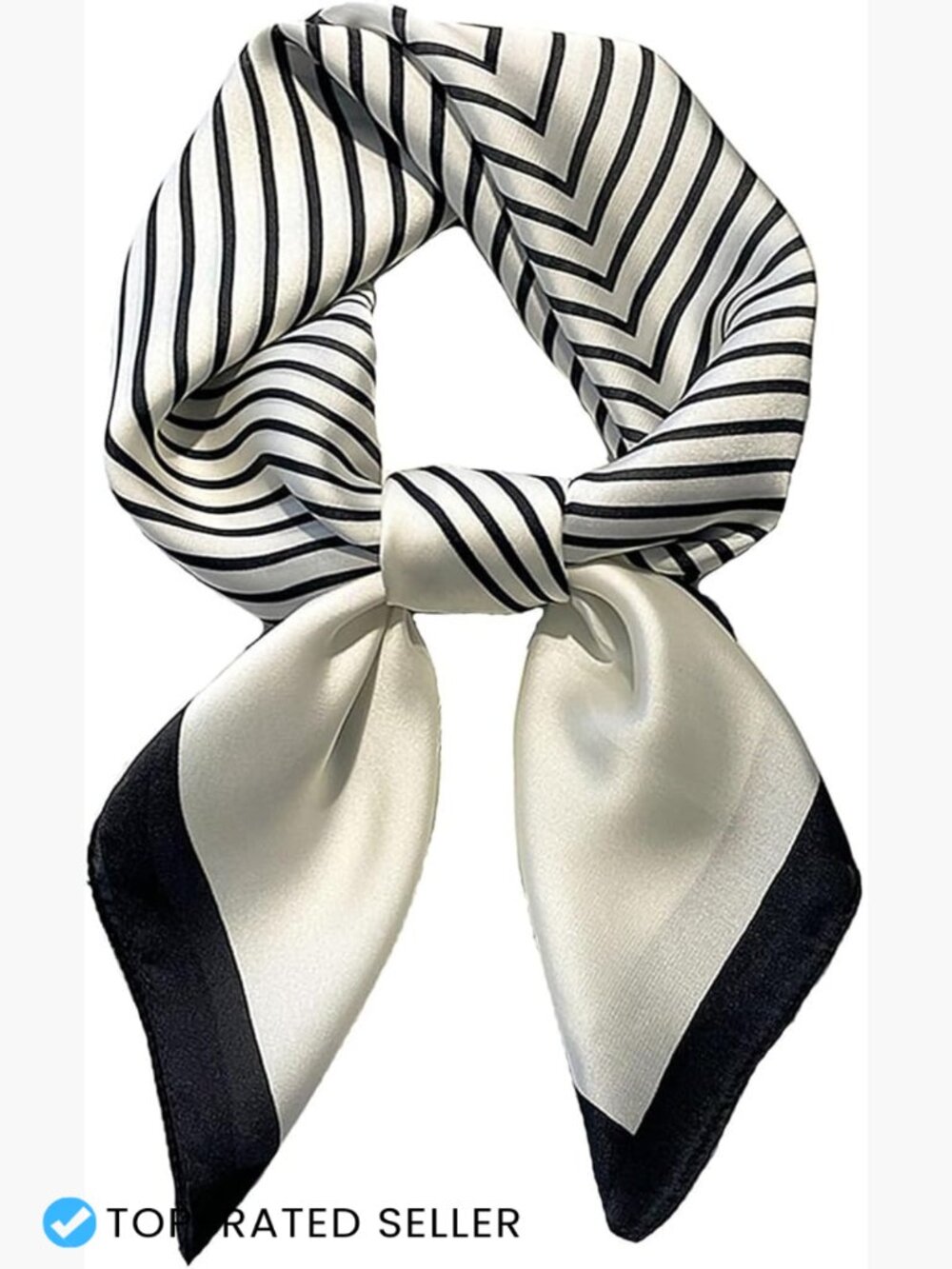 Lightweight Square Fashion Scarf Satin Versatile Head Wrap Bandana Soft